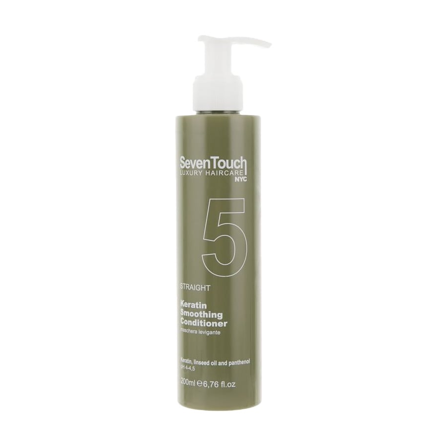 Маска для вирівнювання та розгладжування волосся Punti Di Vista Seven Touch Luxury 5 Keratin Smoothing Conditioner Кератинове вирівнювання, 200 мл